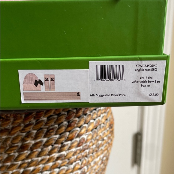 Kate Spade Pink Coquette, Cottagecore 3pc Set - Picture 3 of 5